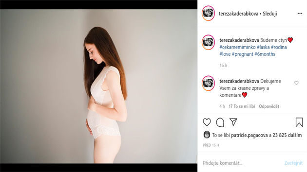 Tereza Chlebovská, miss a partnerka Pavla Kadeábka