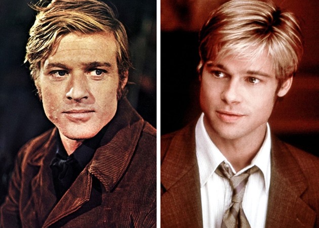 Robert Redford a Brad Pitt