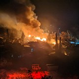 V táboře Vathy na Samosu už podruhé propukl požár.