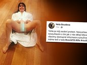 Nela Boudová zveejnila velmi podivnou fotografii s protestním textem. Expresu...