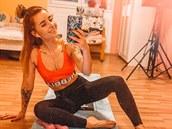 Fitness blogerka Péa