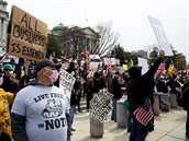 Protestující v Pennsylvánii