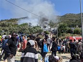 Mezi migranty na ostrov Vathy dochází k násilným stetm.