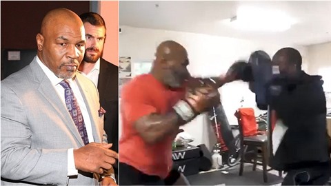 Mike Tyson je zpátky v tréninku.