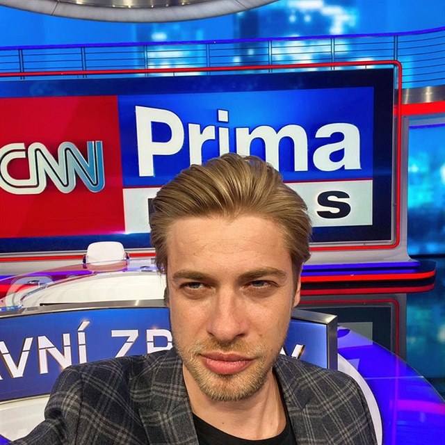 Petr Vtrovsk na CNN Prima News coby modertor poadu Showtime nakonec...