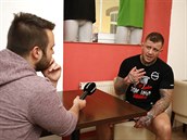 MMA zápasník Václav Mikuláek bhem rozhovoru pro Expres.cz.