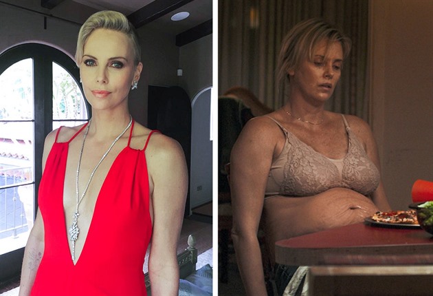 Charlize Theron, +23kg
