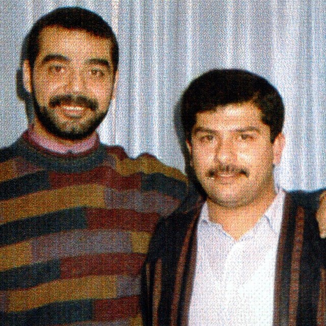 Udaj Husajn s bratrem