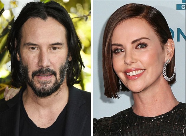 Keanu Reeves a Charlize Theron