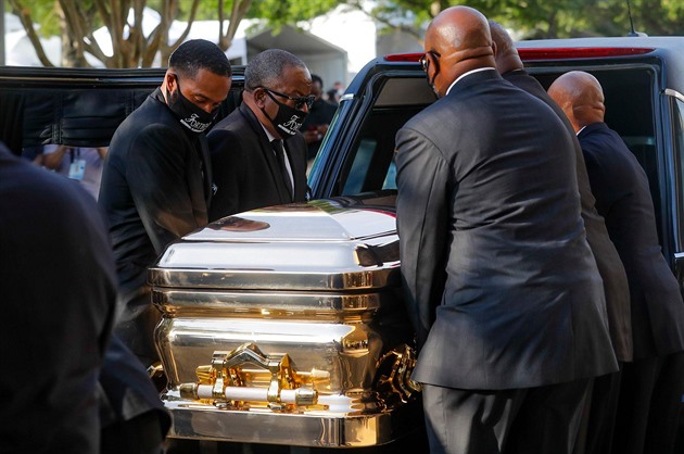 Spojené státy se připravují na pohřeb George Floyda, který bude vysílán online.