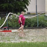 Mezi nejvce zasaen oblasti patil i Jihomoravsk kraj.