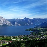 Rakousk jezero Traunsee