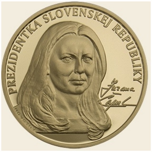 Zuzana Čaputová má svou vlastní minci.