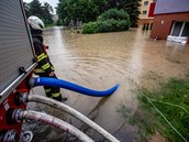Záplavy se siln dotkly Královéhradeckého kraje.