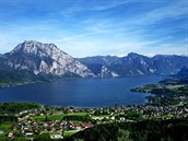 Rakouské jezero Traunsee