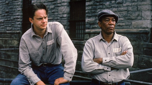Morgan Freeman ve filmu Vykoupení z vznice Shawshank.