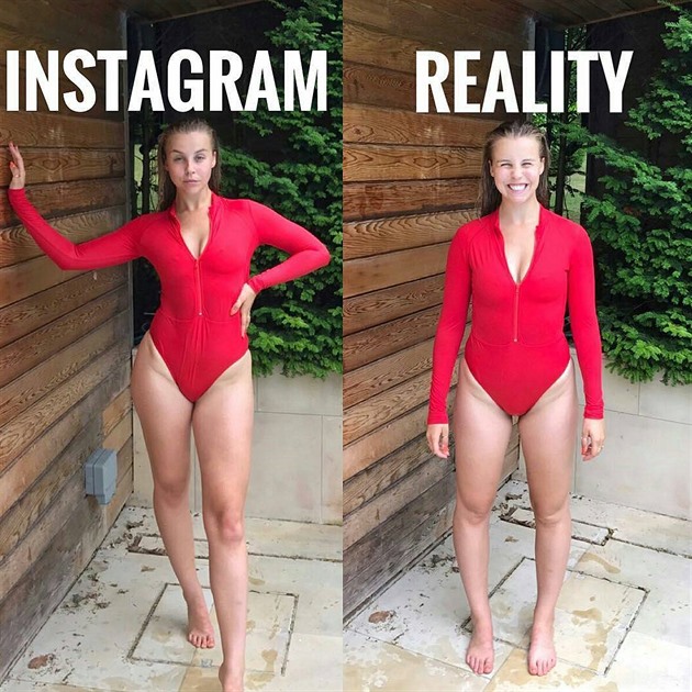 Instagram versus realita