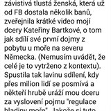 Pan Bartko urel enu, kter sdlela video jeho dcery.