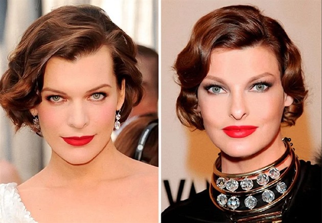 Milla Jovovich a Linda Evangelista