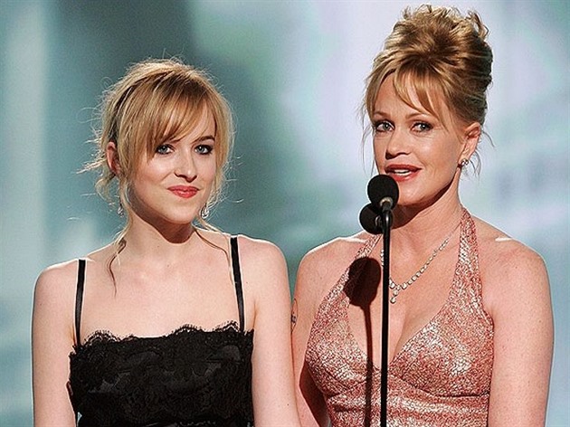 Dakota Johnson and Melanie Griffith