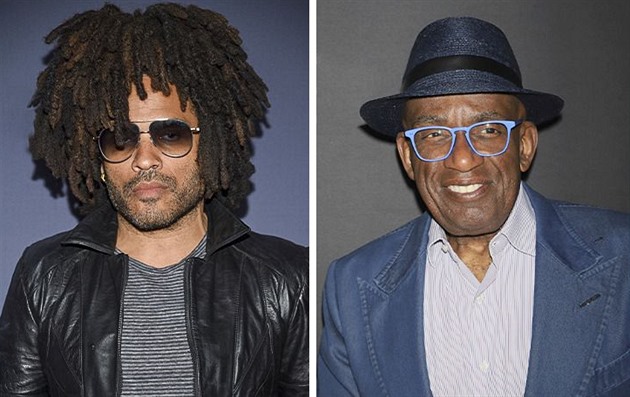 Lenny Kravitz and Al Roker