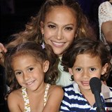 Jennifer Lopez and Emme and Max Anthony