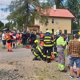 V blzkosti Perninku na Karlovarsku se srazily dva osobn vlaky.