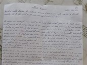 Matka Josefa Kui ukázala Expresu dopis, který její syn napsal dva dny ped...