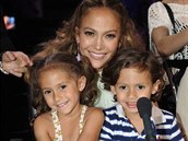 Jennifer Lopez and Emme and Max Anthony