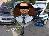 Policista Pavol K. (32) zemel pi dopravní nehod, kdy do nj zezadu narazila...