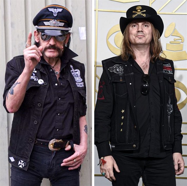 Lemmy Kilmister z Motörhead a syn Paul Inder