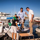 Salvini připlouvá na Lampedusu