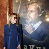 Dagmar Havlová na premiéře filmu Havel v Lucerně