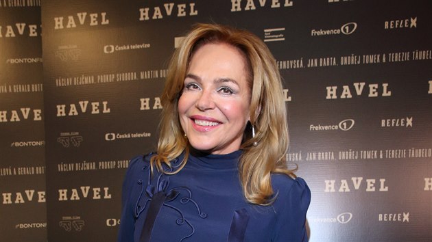 Dagmar Havlová na premiée filmu Havel v Lucern