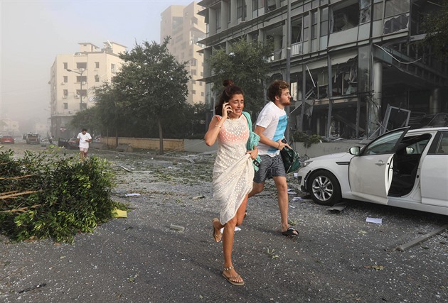 Vbuch v Bejrtu byl tak obrovsk, e jej mli anci slyet lid vzdlen...