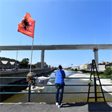 V italskm Janov veer otevou nov dlnin most nachzejc se na mst...