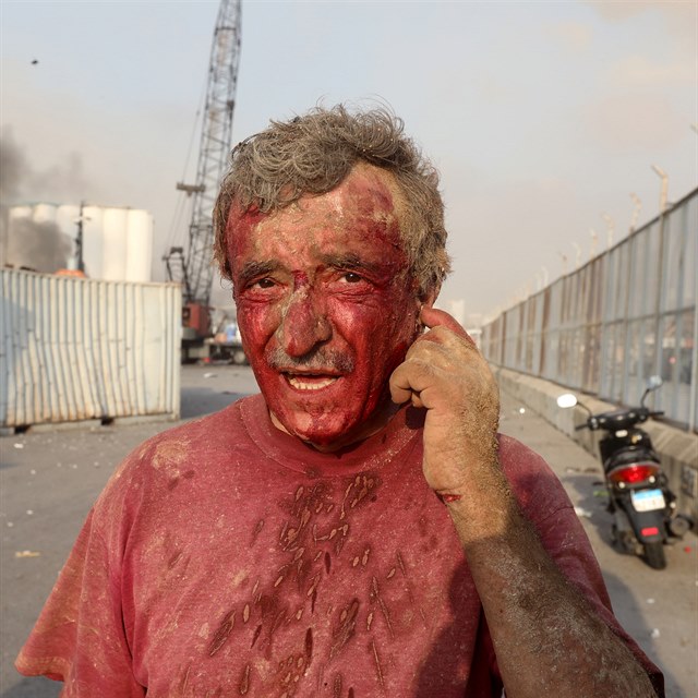 Vbuch v Bejrtu byl tak obrovsk, e jej mli anci slyet lid vzdlen...