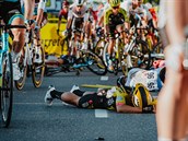 Nizozemský cyklista Fabio Jakobsen bojoval o ivot po dsivém pádu v polských...
