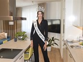 Miss Czech Republic 2020 Karolína Kopíncová ve své nové kuchyni, která je...