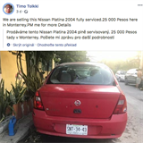 Timo v Mexiku nejspe prodv auta.