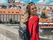 Lucie Kovandová na výlet v Praze