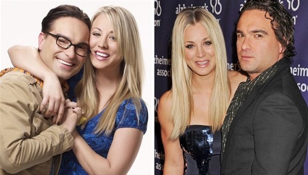 Kaley Cuoco a Johnny Galecki - The Big Bang Theory