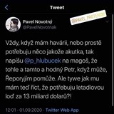Pavel Novotn se rd pochlubil tm, jak dobr kontakty na magistrtu m.