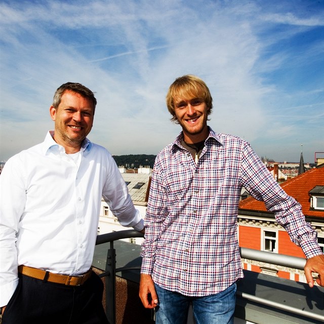 Robert Schnfeld a Jakub Vgner v roce 2014, kdy spolu teprve zanali podnikat.