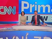 Markéta Dobiáová a Pavel trunc na CNN Prima News zaínali na stejné pozici....