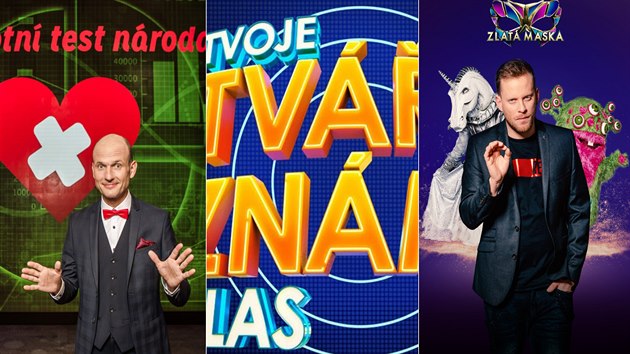 Zdravotní test národa moderuje ho Dalibor Gondík. Ve Zlaté masce se blýskne...