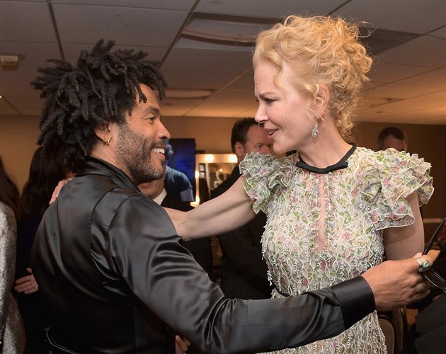 Lenny Kravitz and Nicole Kidman