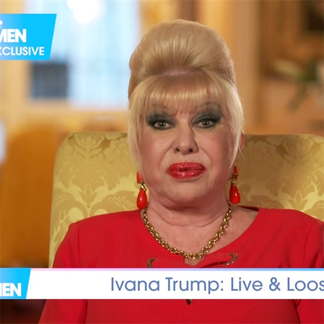 Ivana Trump v rozhovoru pro poad Loose Woman pomluvila migranty.