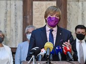 Ministr zdravotnictví Adam Vojtch (ANO) oznámil 21. záí 2020 v Praze svou...