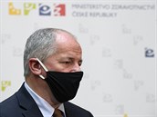 Ministr zdravotnictví Roman Prymula (za ANO) 23. záí 2020 v Praze pedstavil...